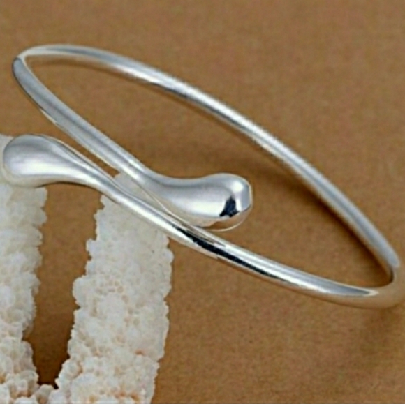 925 Sterling Silver Jewelry Set Waterdrop Jewelry - Picture 3 of 6